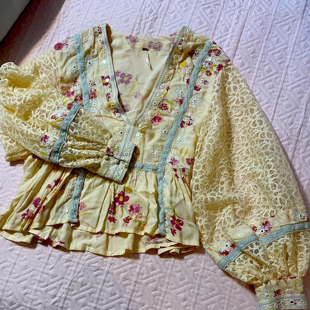 Free People Boho/Boutique top